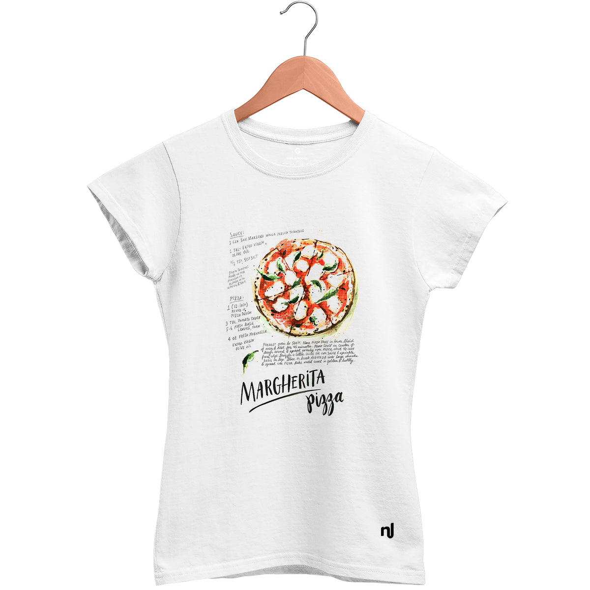 Camiseta Feminina Baby Look Margherita