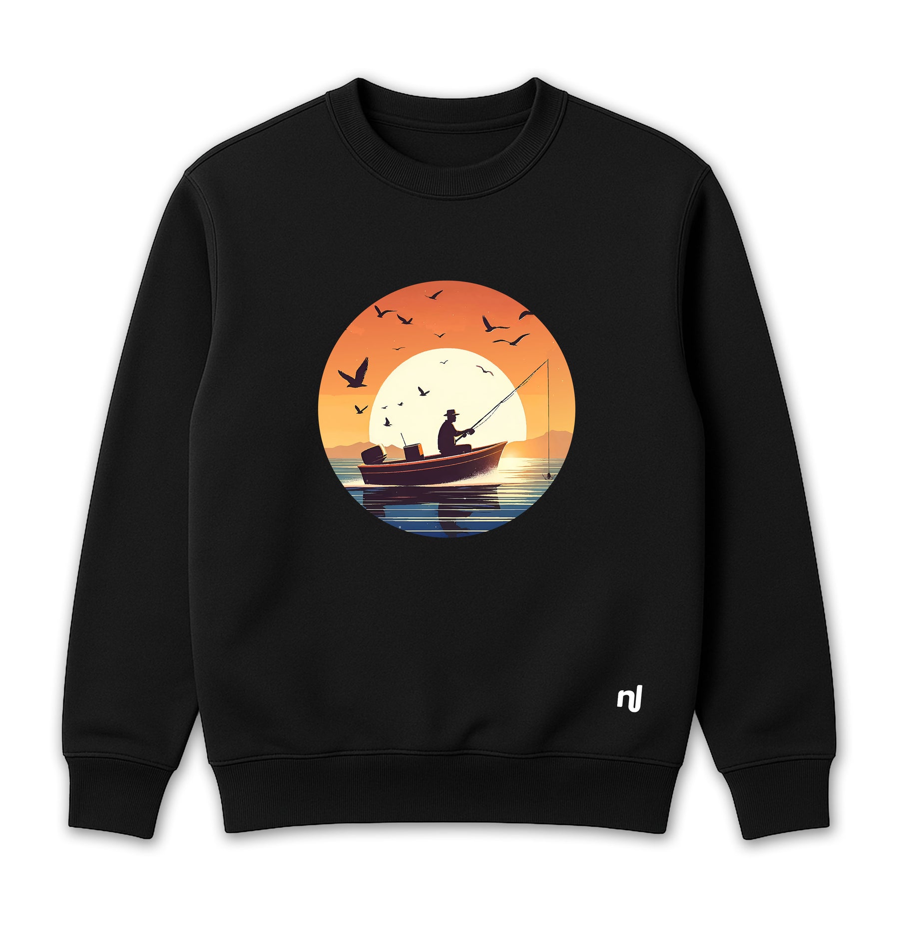 Moletom Unissex Pesca em Alto Mar
