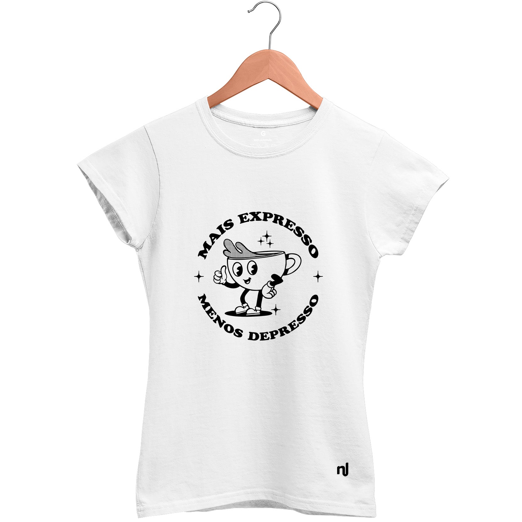 Camiseta Feminina Baby Look Mais Expresso