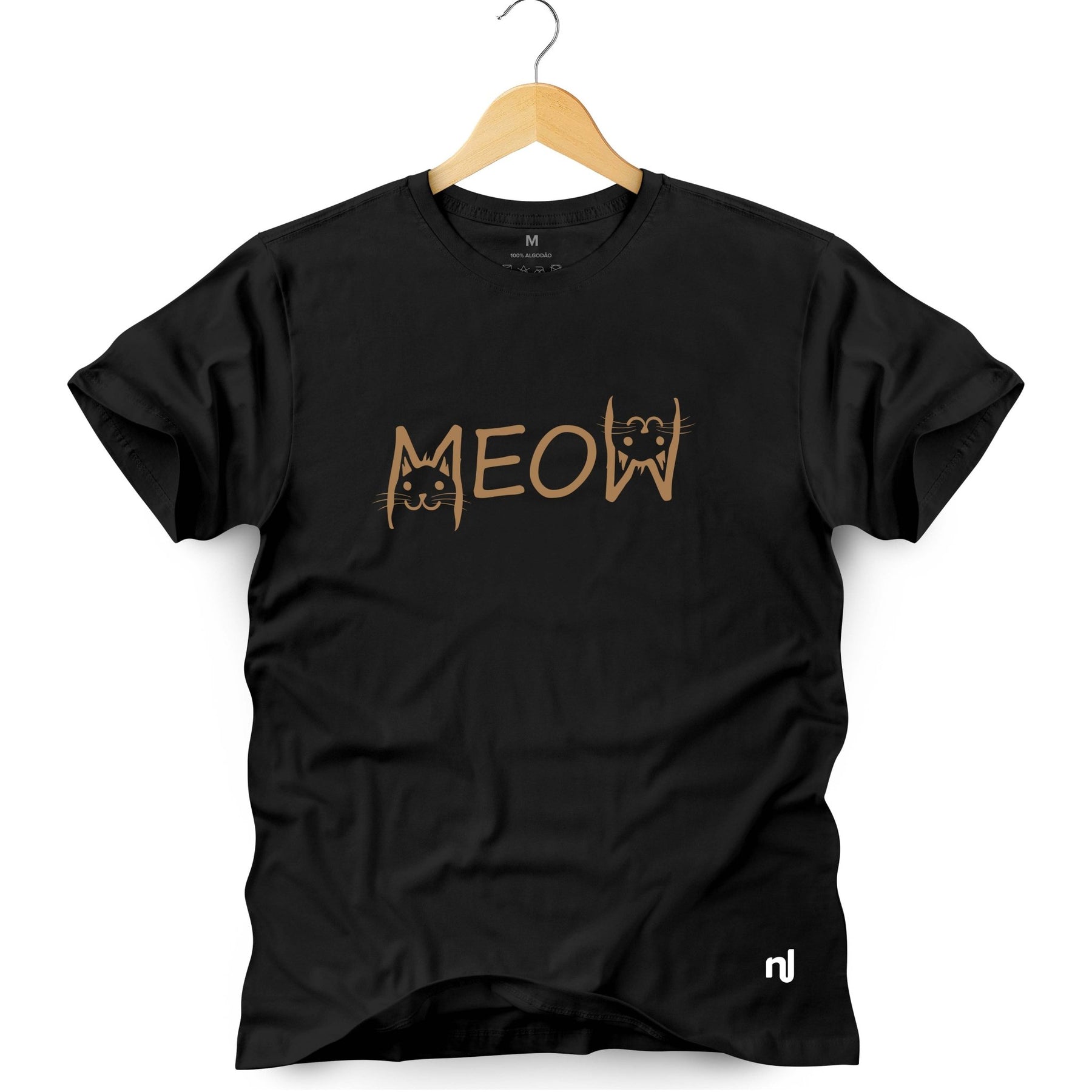 Camiseta Masculina Meow