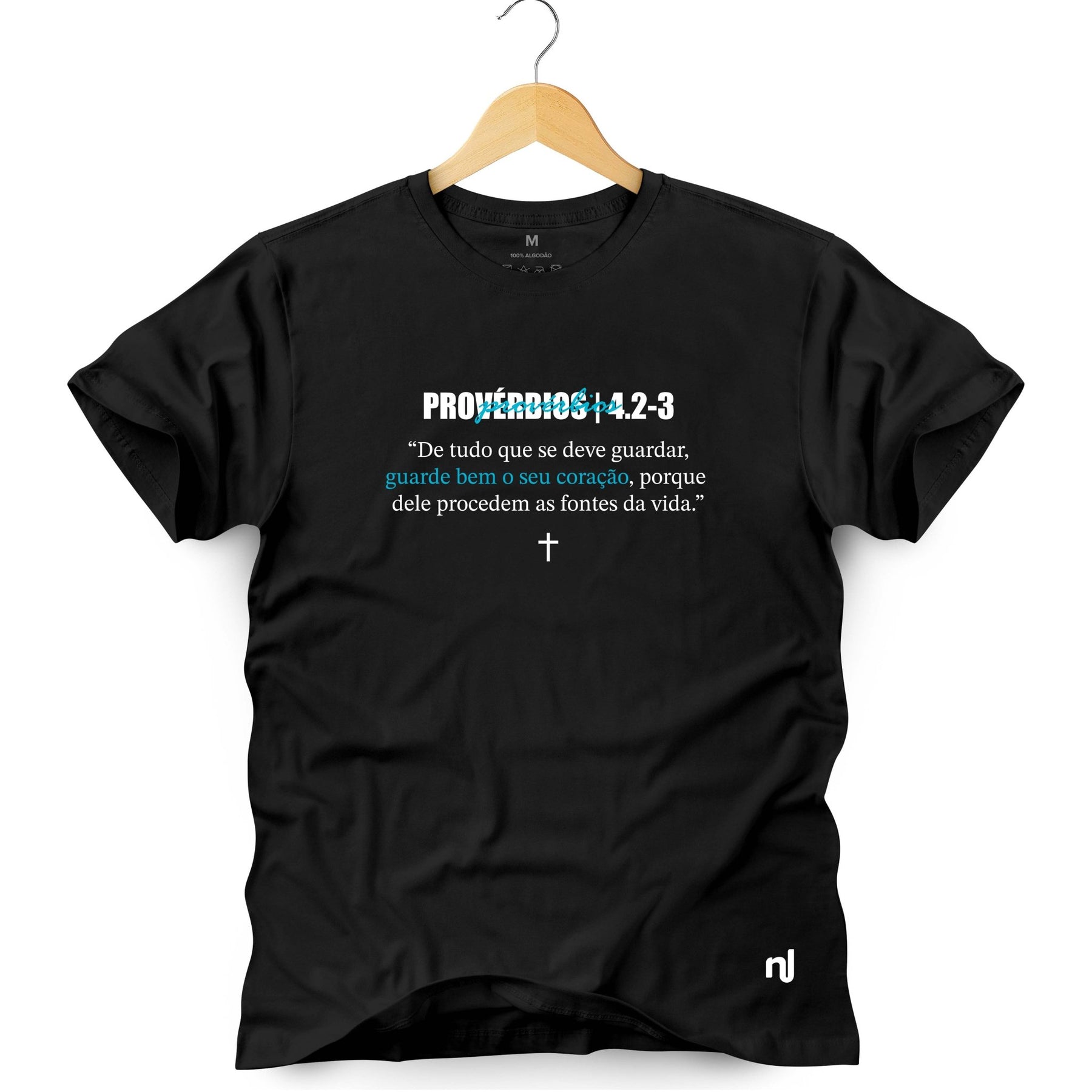 Camiseta Masculina Provérbios 4.2-3