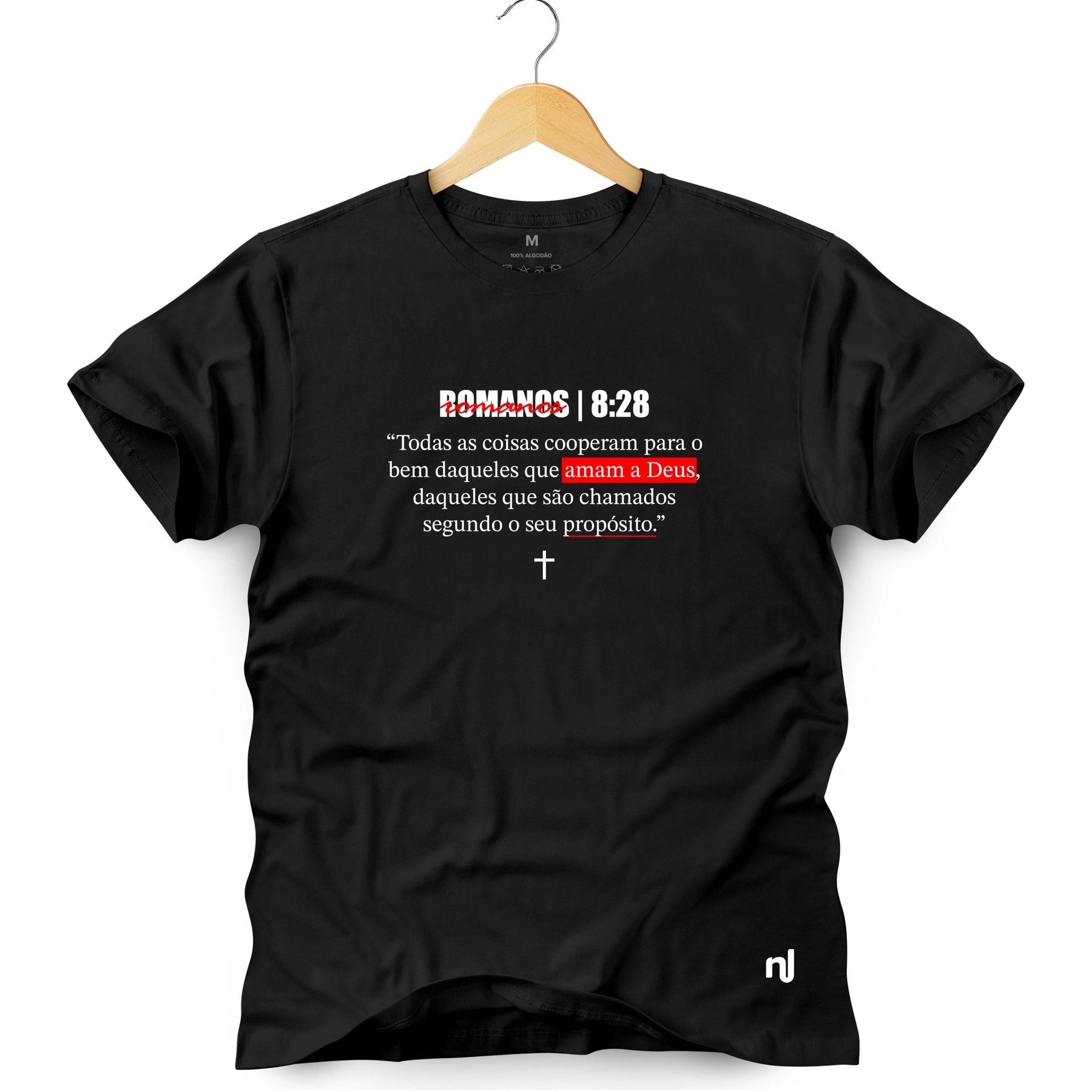 Camiseta Masculina Romanos 8:28