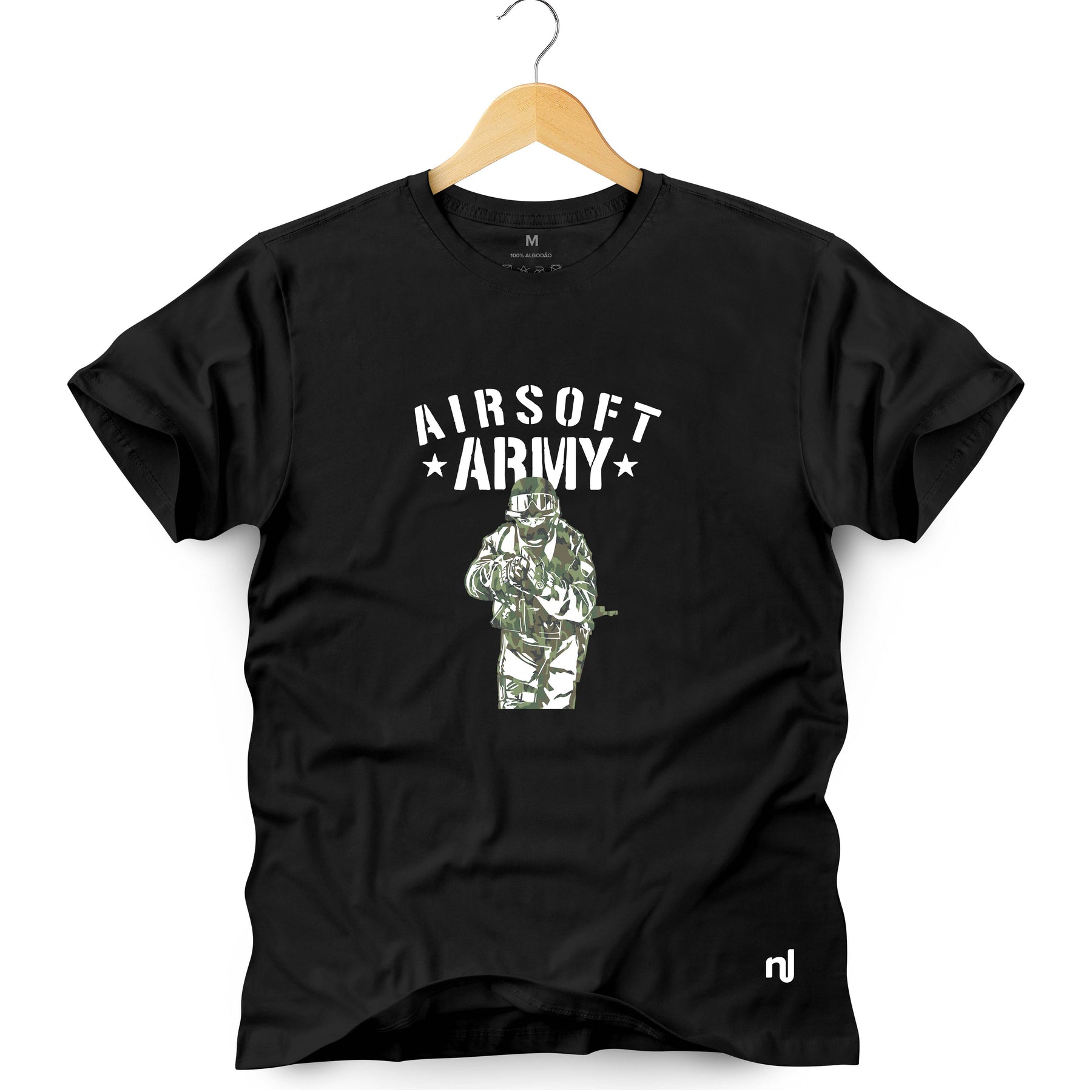 Camiseta Masculina Airsoft Army
