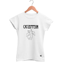 Camiseta Feminina Babylook Cat Zeppelin