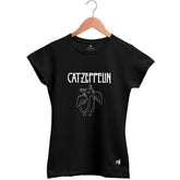 Camiseta Feminina Babylook Cat Zeppelin