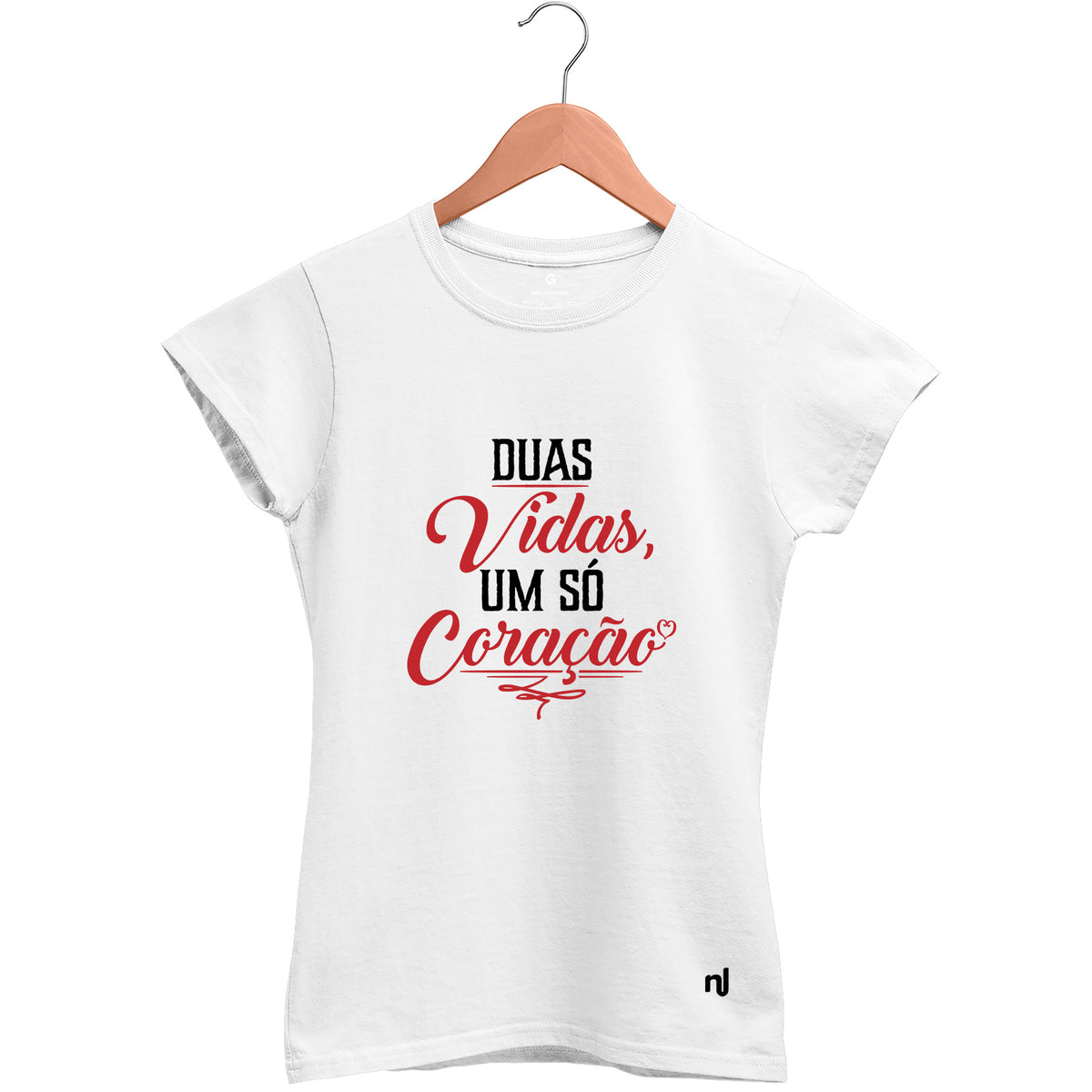 Camiseta Feminina Baby Look Duas Vidas