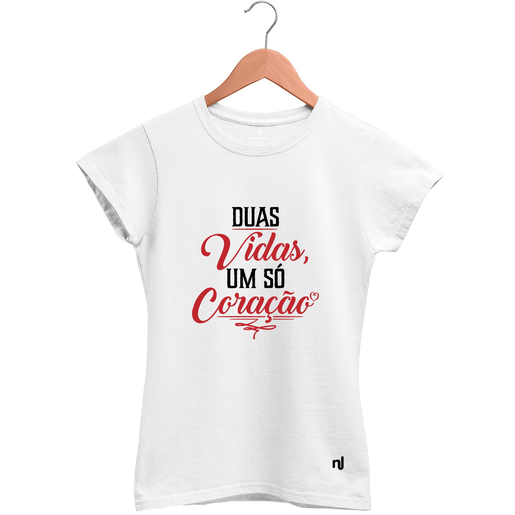 Camiseta Feminina Baby Look Duas Vidas