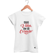 Camiseta Feminina Baby Look Duas Vidas
