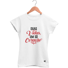 Camiseta Feminina Baby Look Duas Vidas