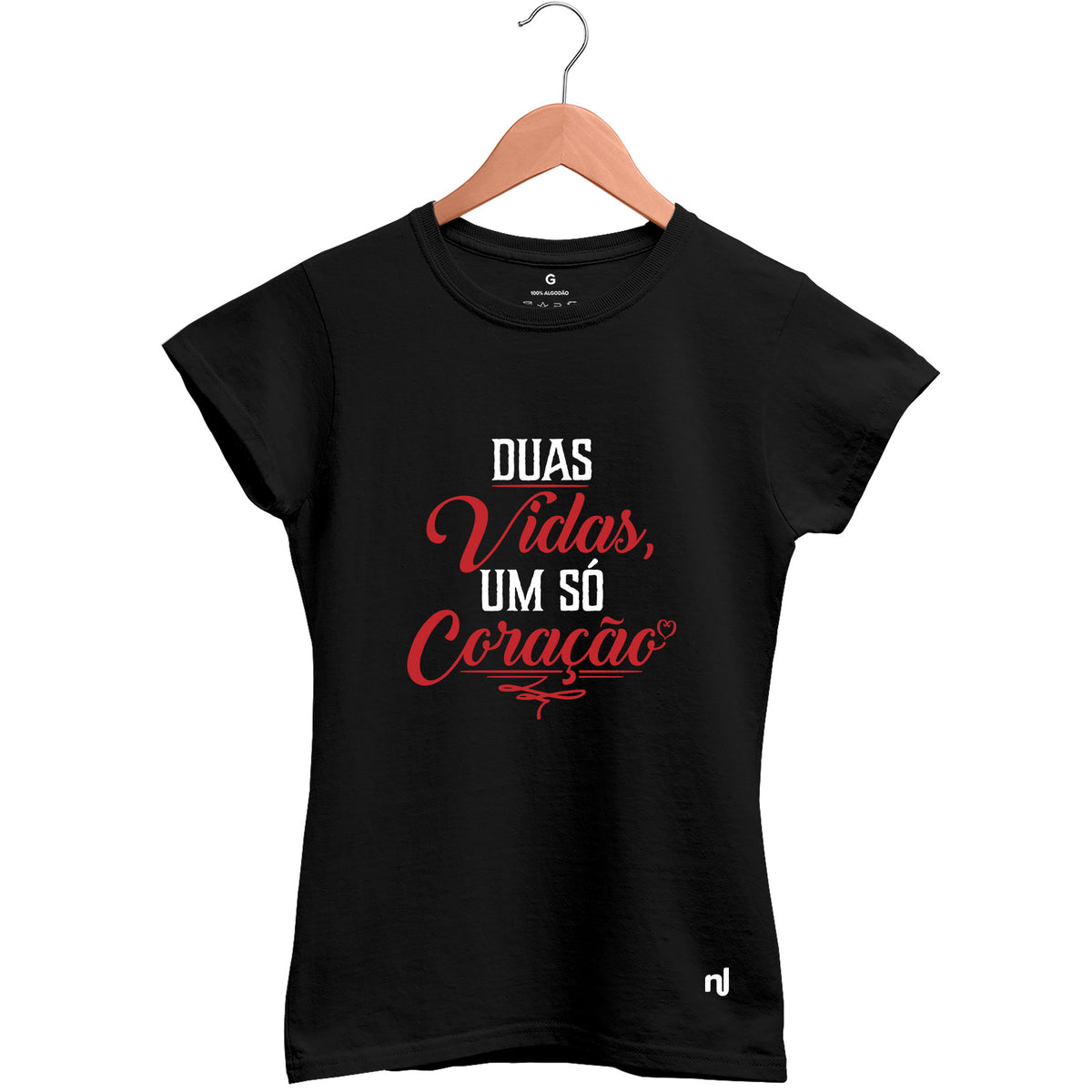 Camiseta Feminina Baby Look Duas Vidas