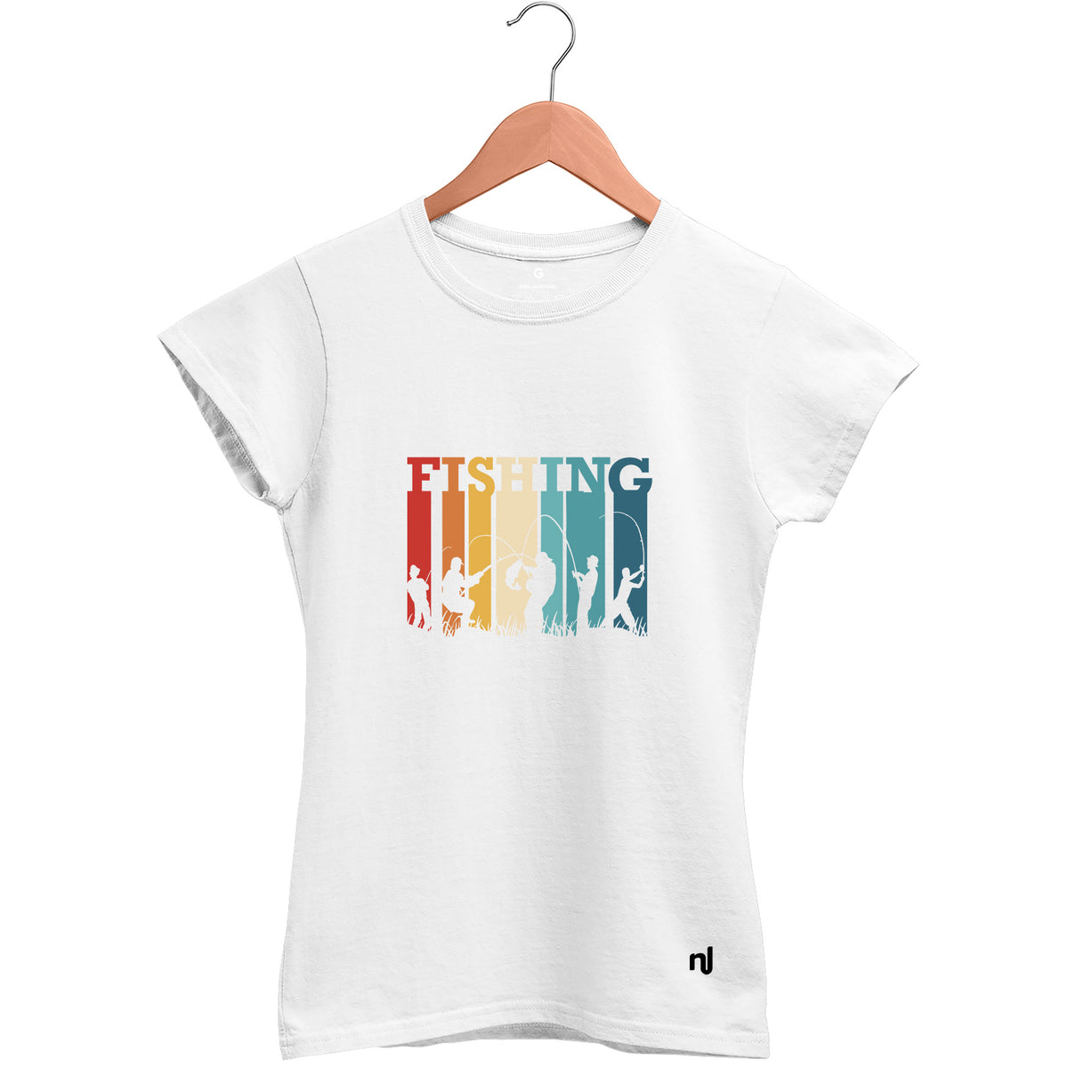 Camiseta Feminina Baby Look Fishing