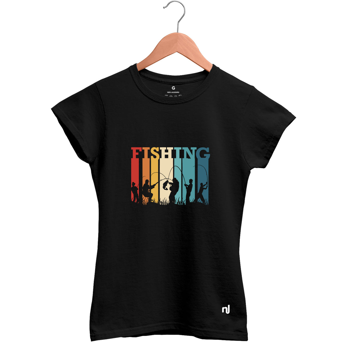 Camiseta Feminina Baby Look Fishing