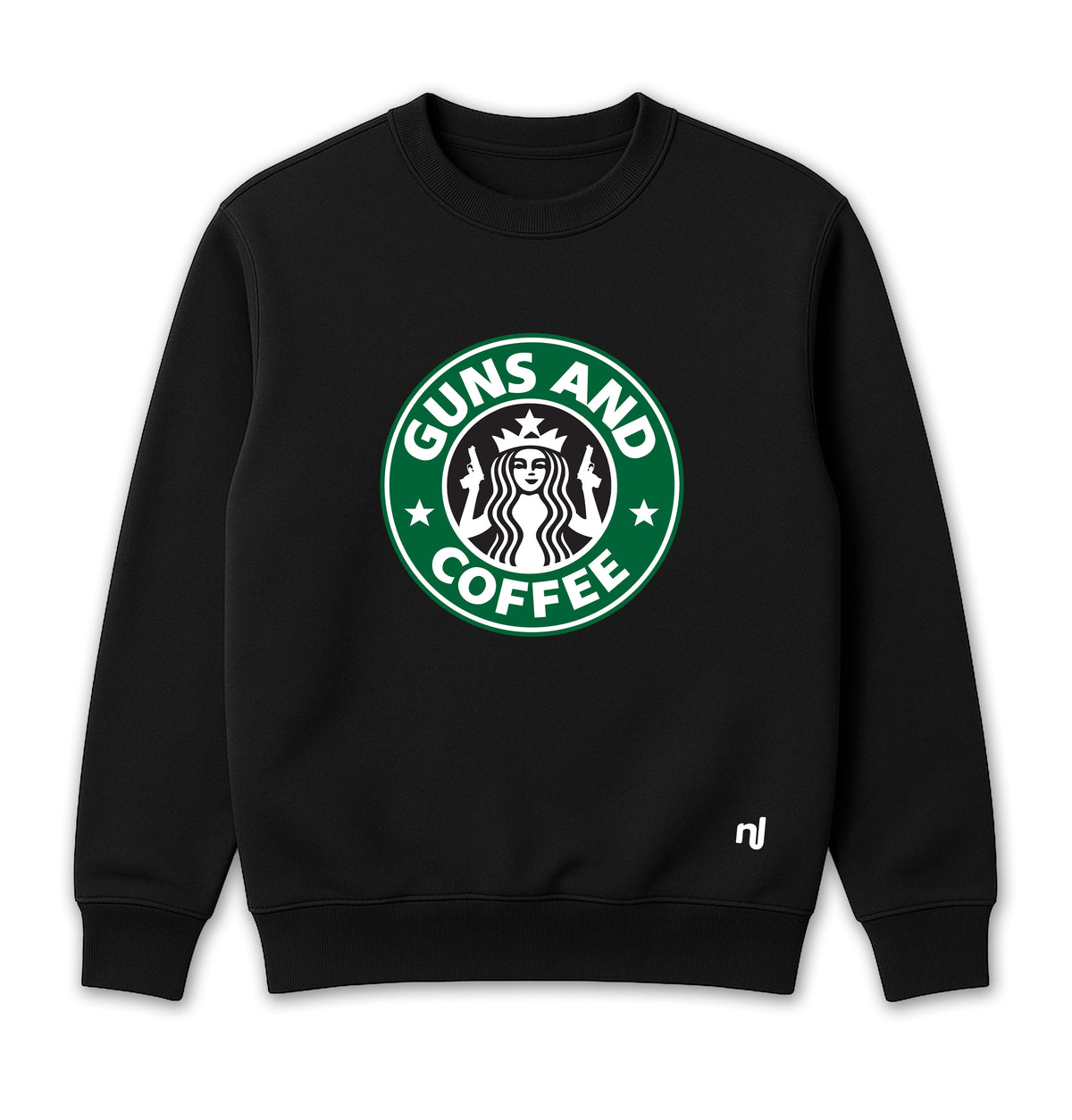Moletom Unissex Guns and Coffee