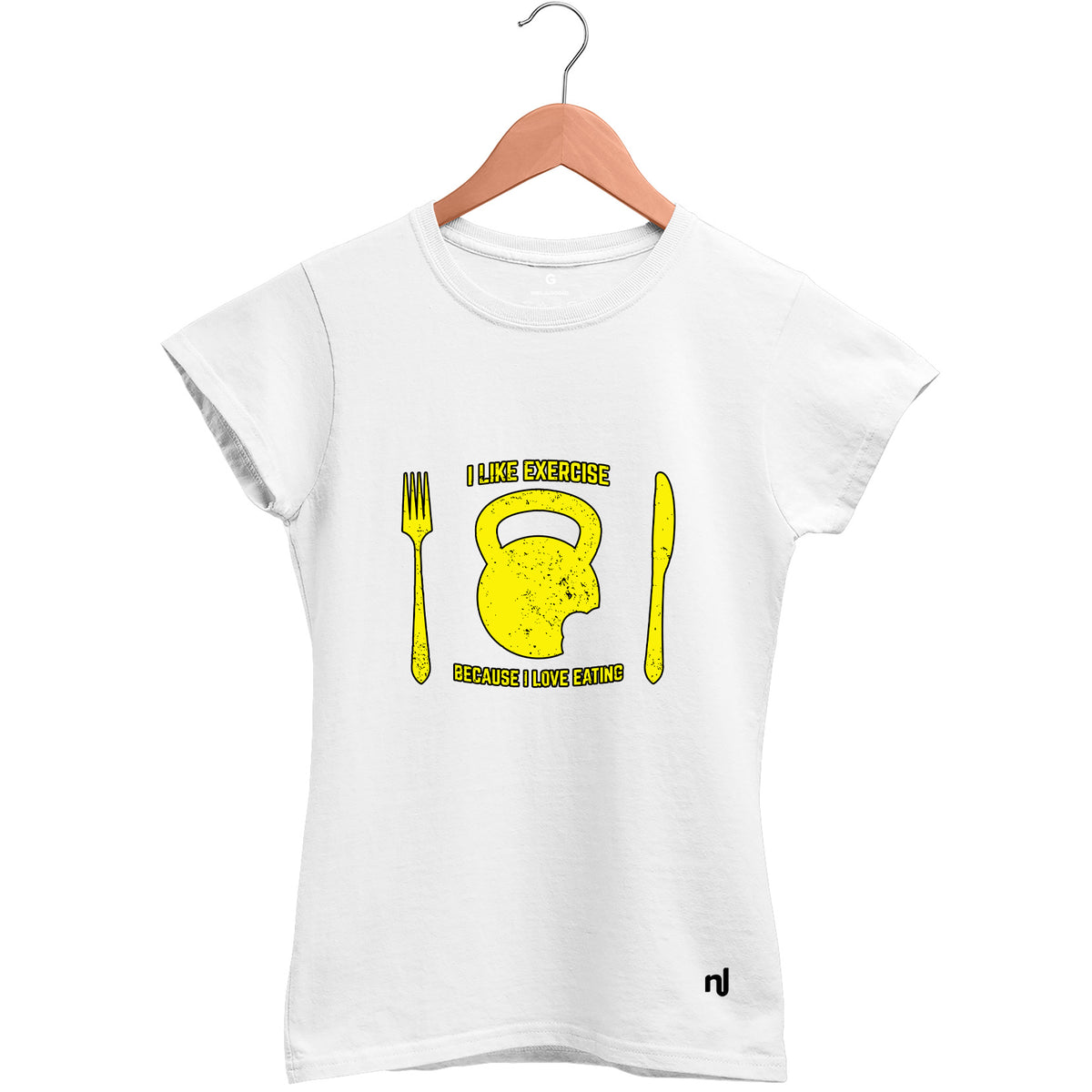 Camiseta Feminina Babylook I Love Eating