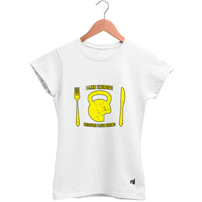 Camiseta Feminina Babylook I Love Eating
