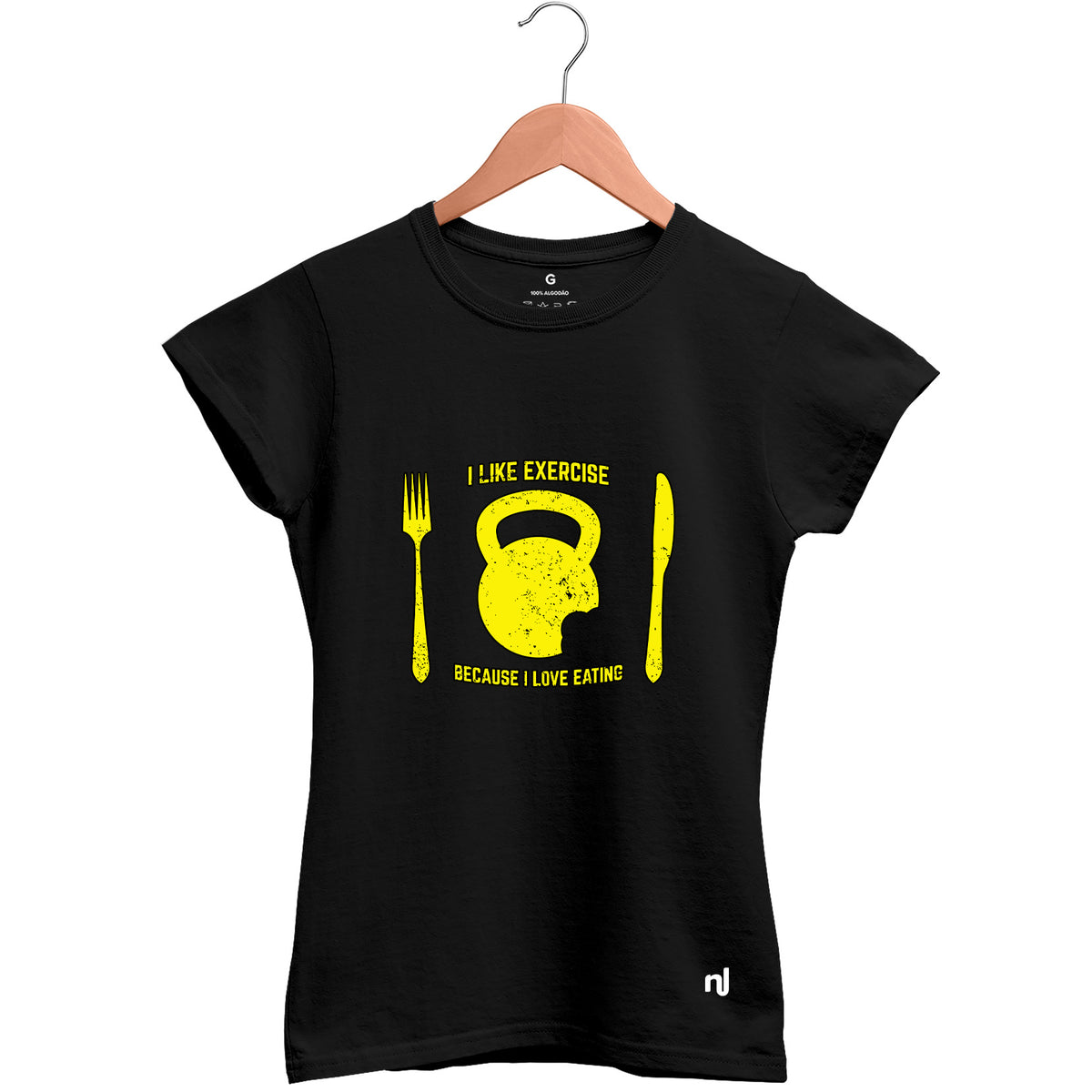 Camiseta Feminina Babylook I Love Eating