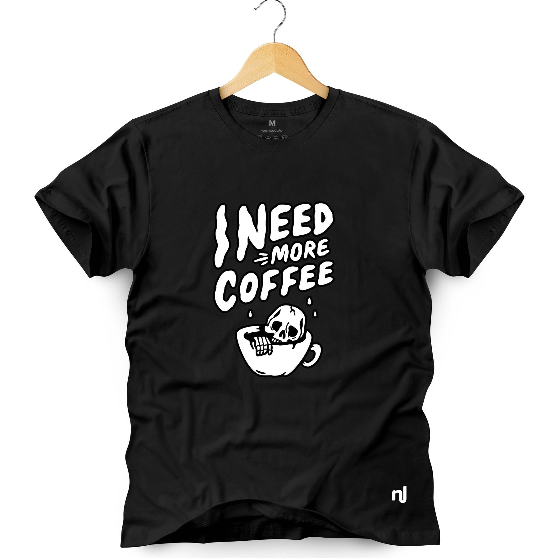 Camiseta Masculina I Need More Coffee