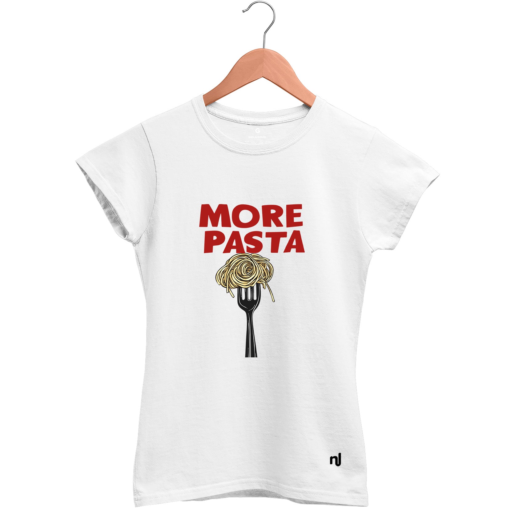 Camiseta Feminina Baby Look More Pasta