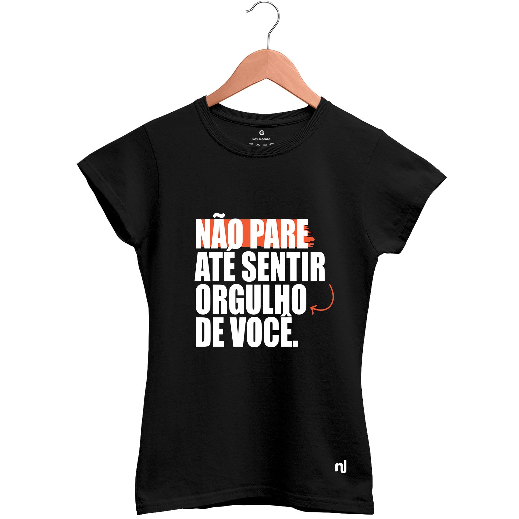Camiseta Feminina Babylook Não Pare