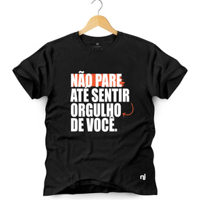 Camiseta Masculina Não Pare