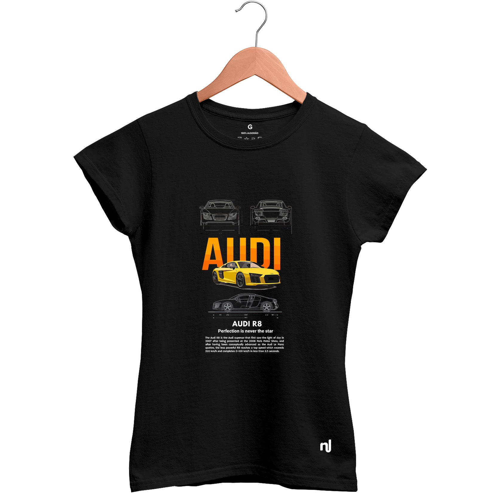 Camiseta Feminina Babylook R8