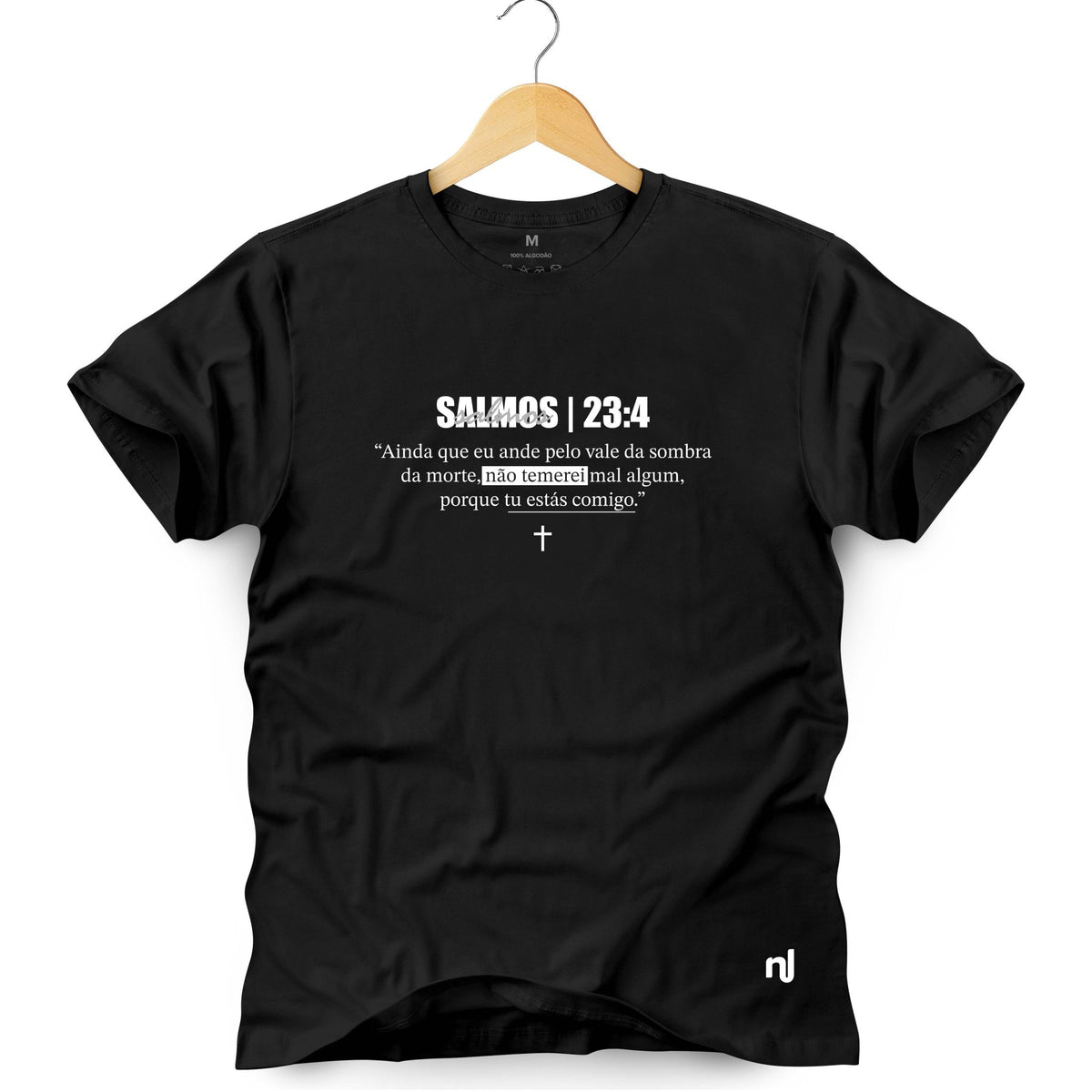 Camiseta Masculina Salmos 23:4