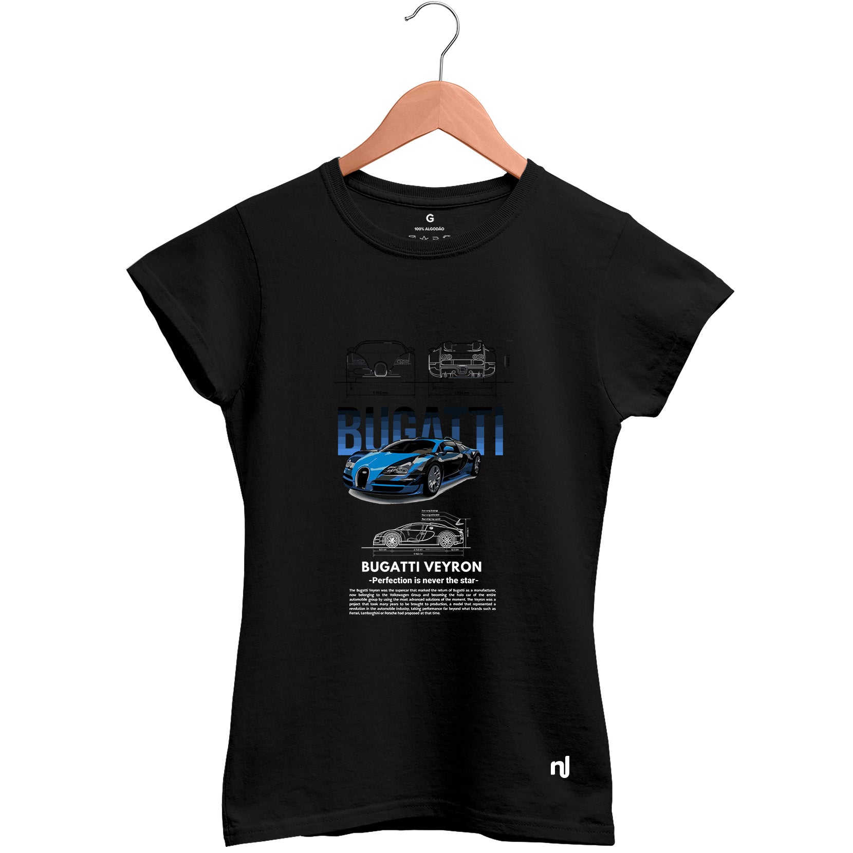 Camiseta Feminina Babylook Veyron