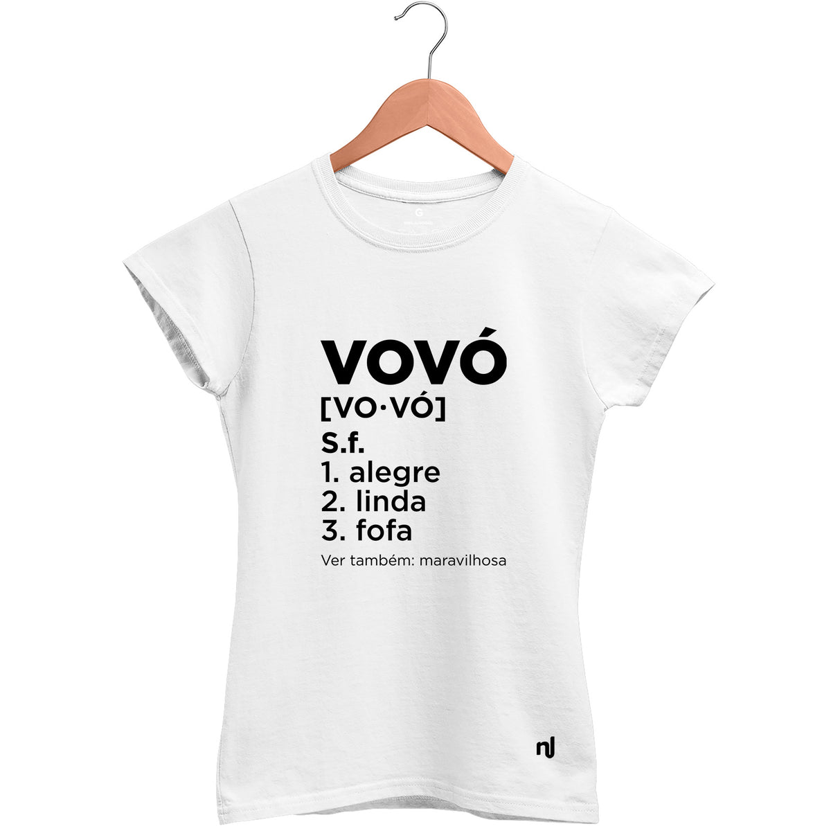 Camiseta Feminina Babylook Vovó Dicionário