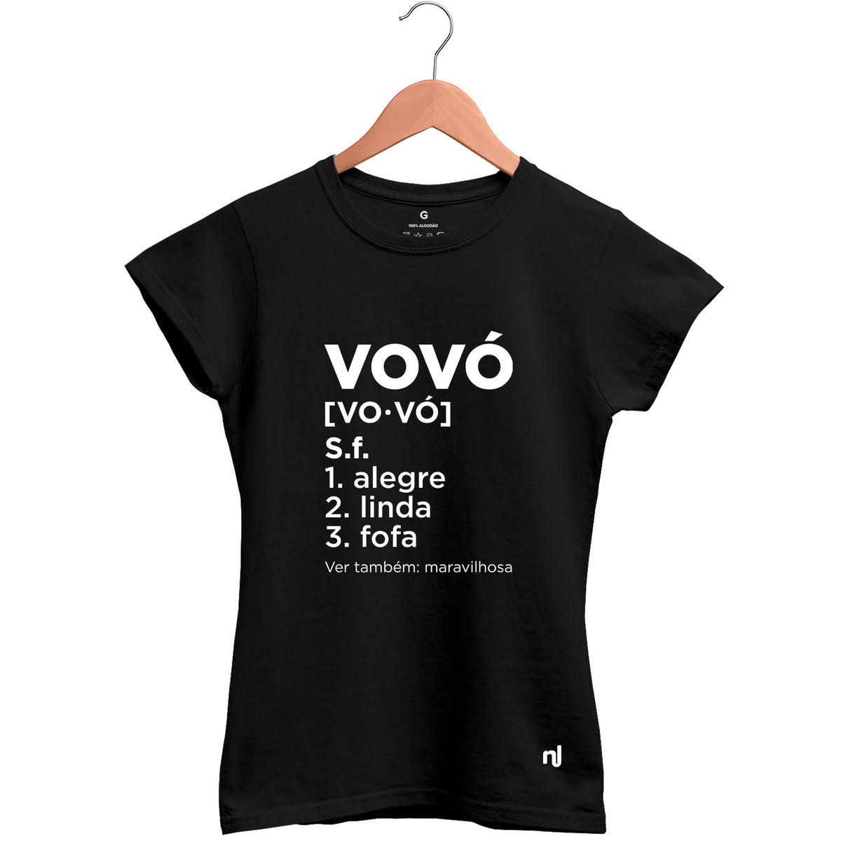Camiseta Feminina Babylook Vovó Dicionário