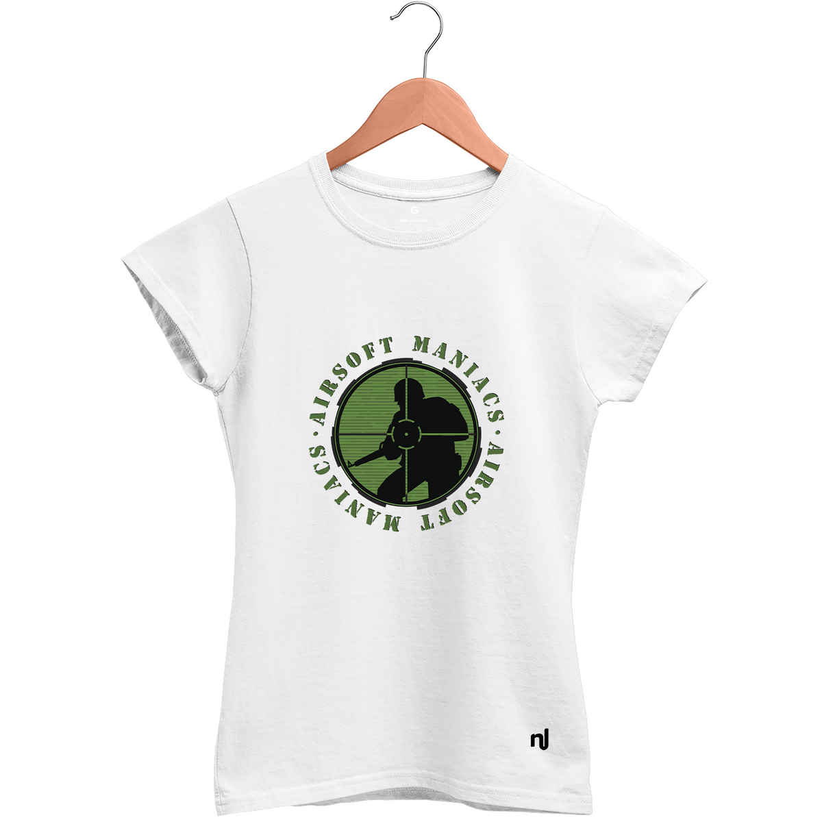 Camiseta Feminina Baby Look Airsoft Maniacs