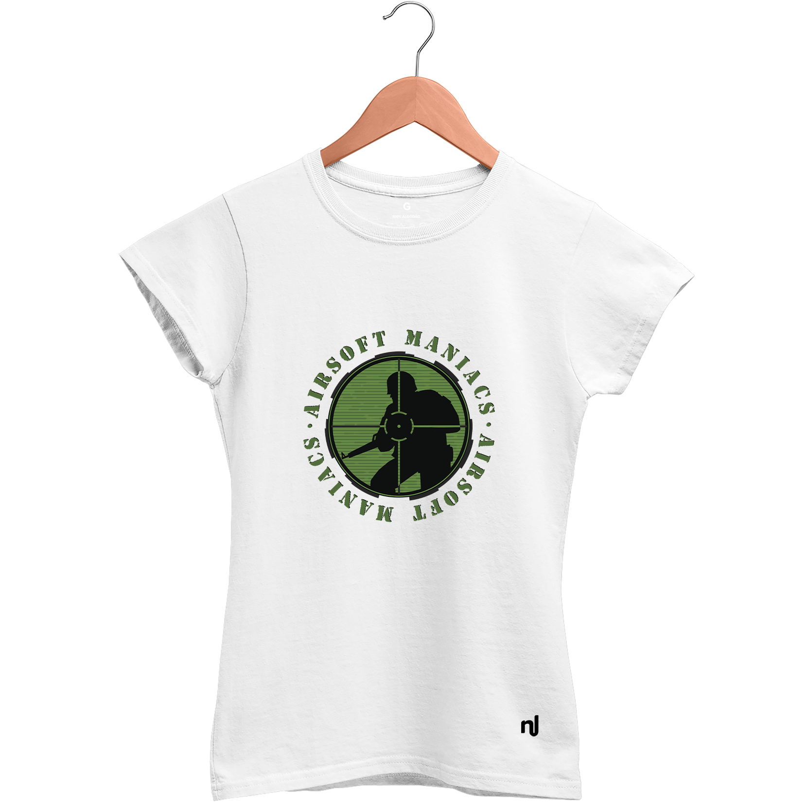 Camiseta Feminina Baby Look Airsoft Maniacs