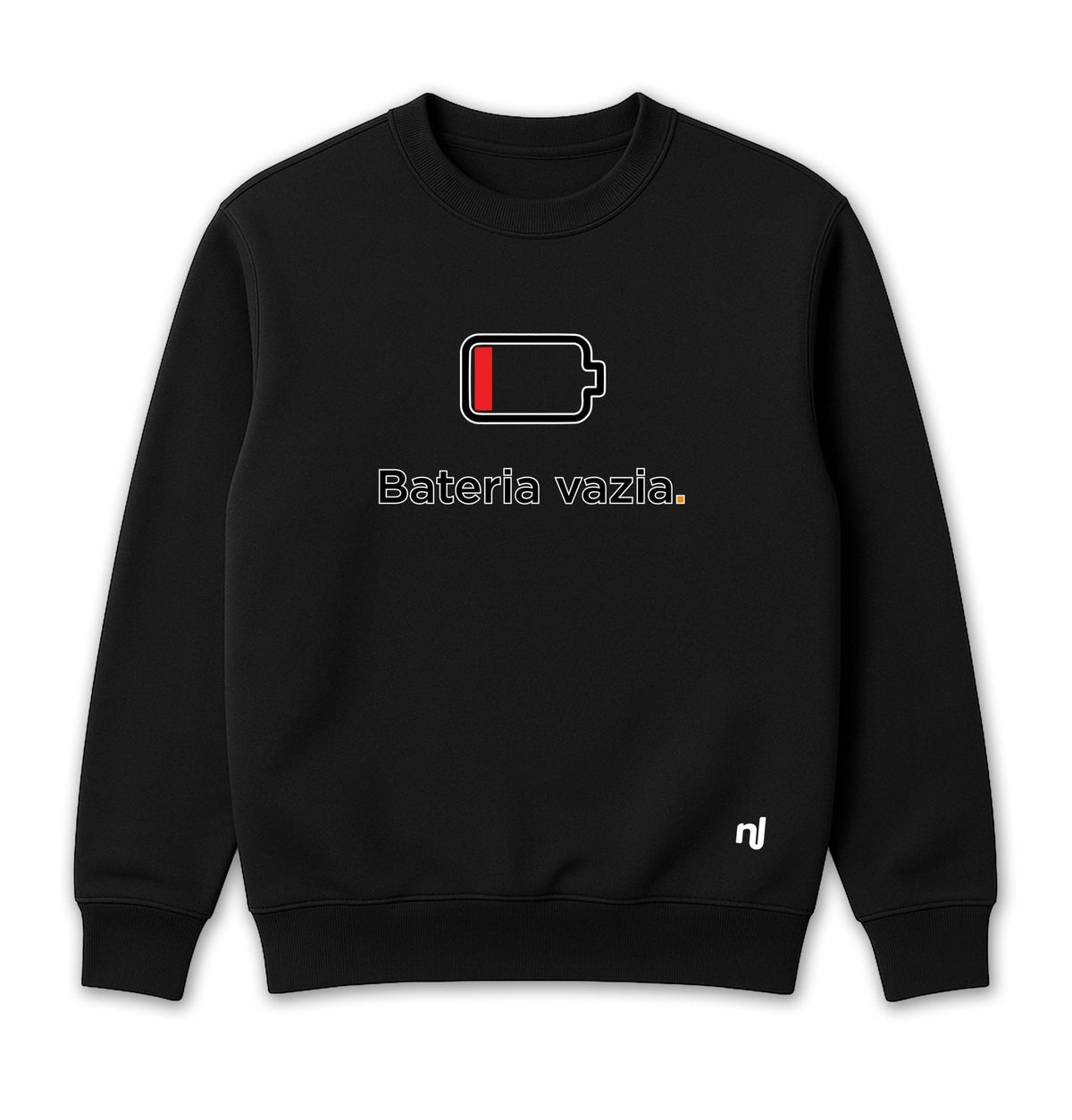 Moletom Unissex Bateria Vazia