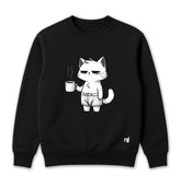 Moletom Unissex Coffee Cat