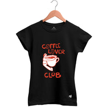 Camiseta Feminina Baby Look Coffee Lover Club