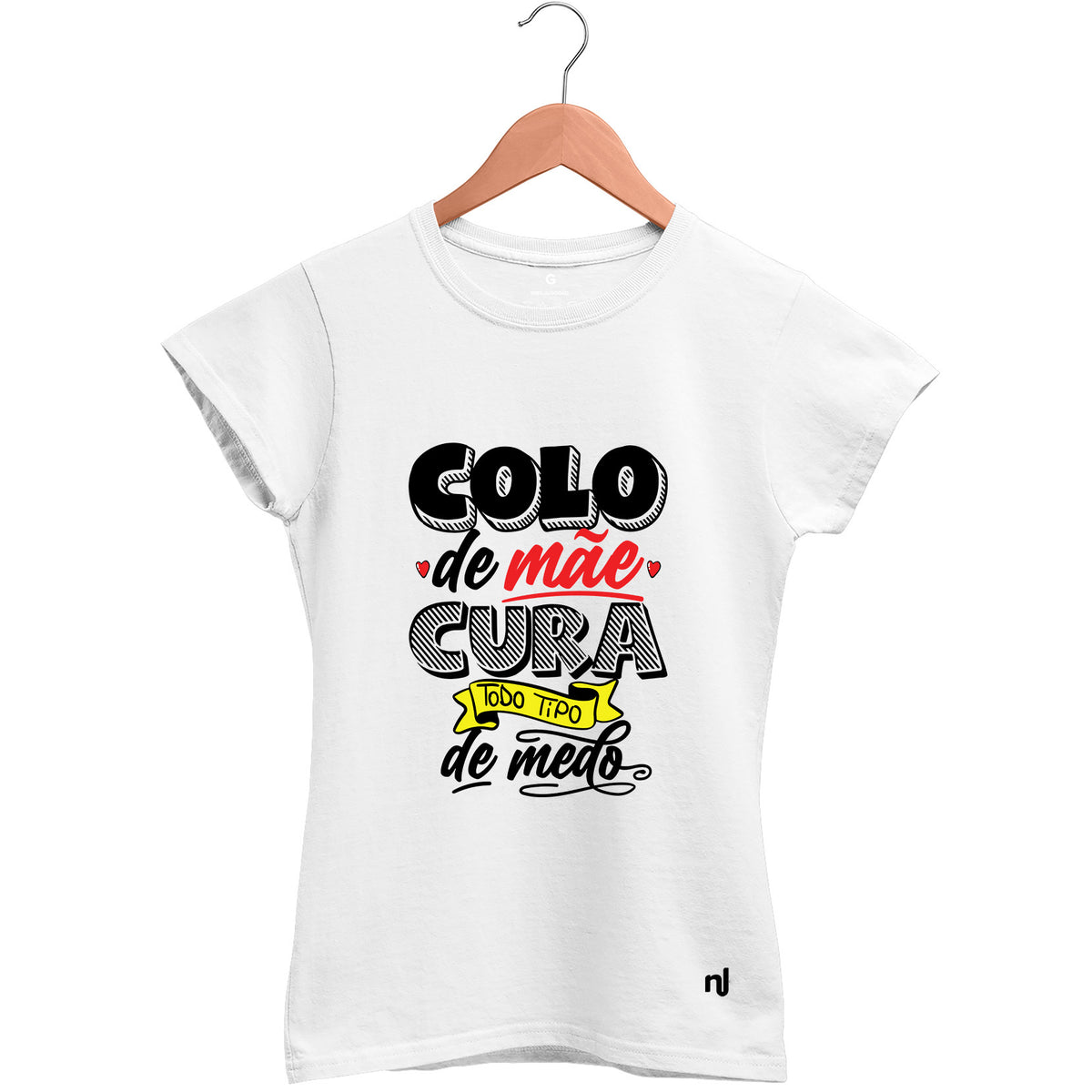 Camiseta Feminina Babylook Colo de Mãe