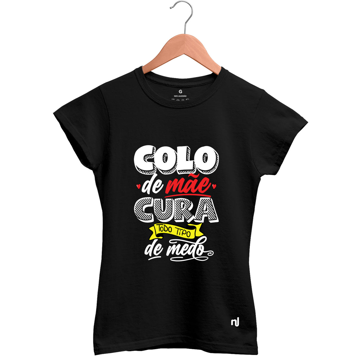 Camiseta Feminina Babylook Colo de Mãe