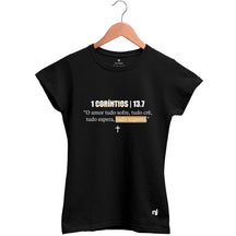 Camiseta Feminina Babylook Coríntios 13.7