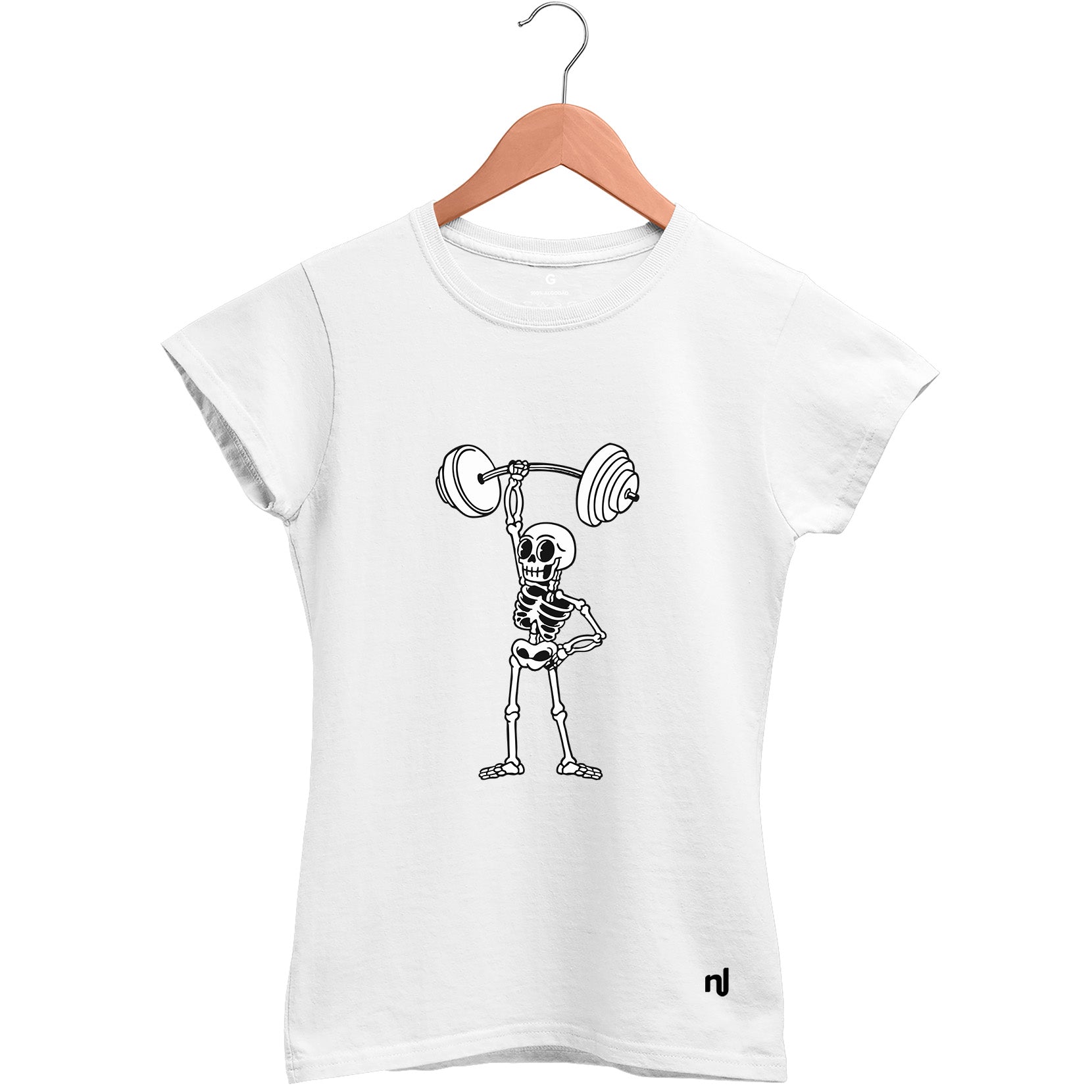Camiseta Feminina Babylook Bone Builder