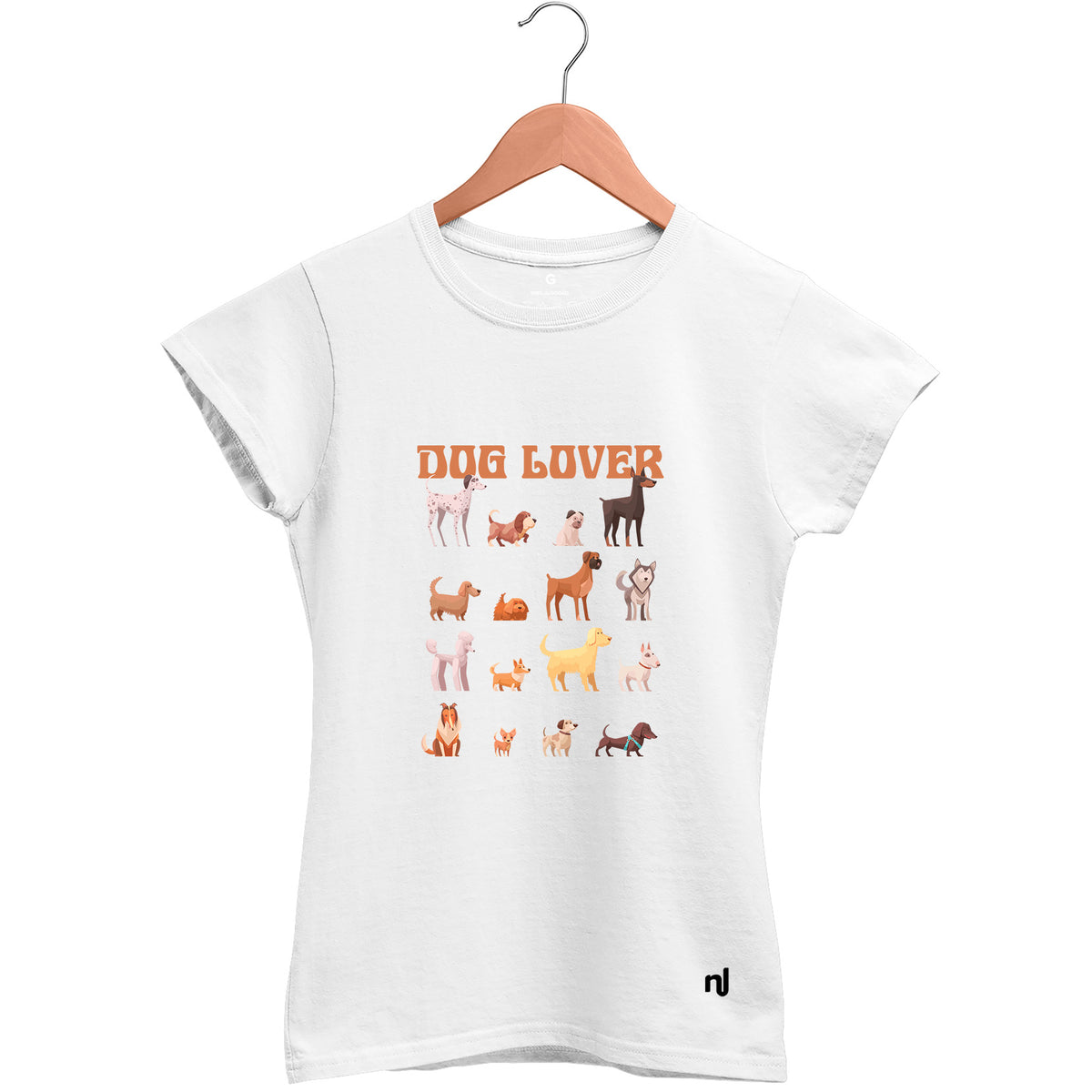 Camiseta Feminina Babylook Dog Lover
