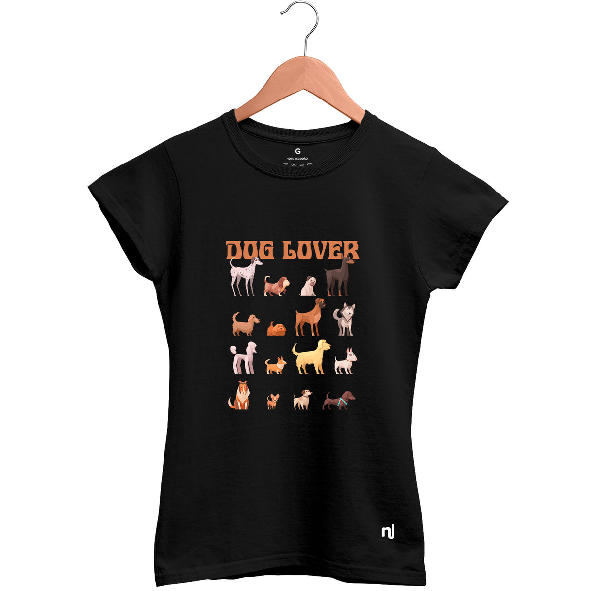 Camiseta Feminina Babylook Dog Lover