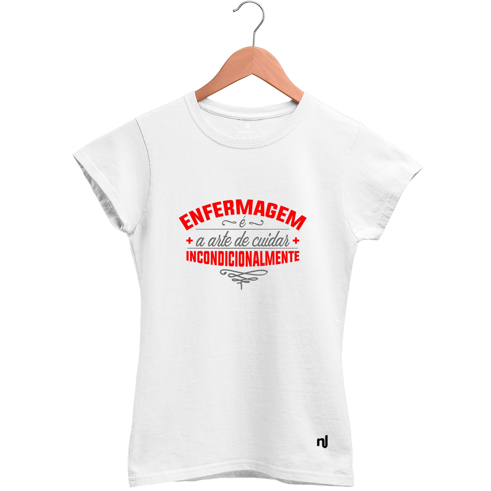 Camiseta Feminina Babylook Enfermagem