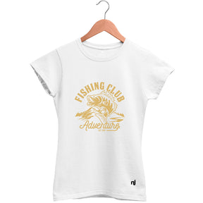 Camiseta Feminina Baby Look Fishing Club