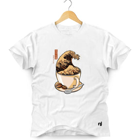 Camiseta Masculina Kanagawa Café