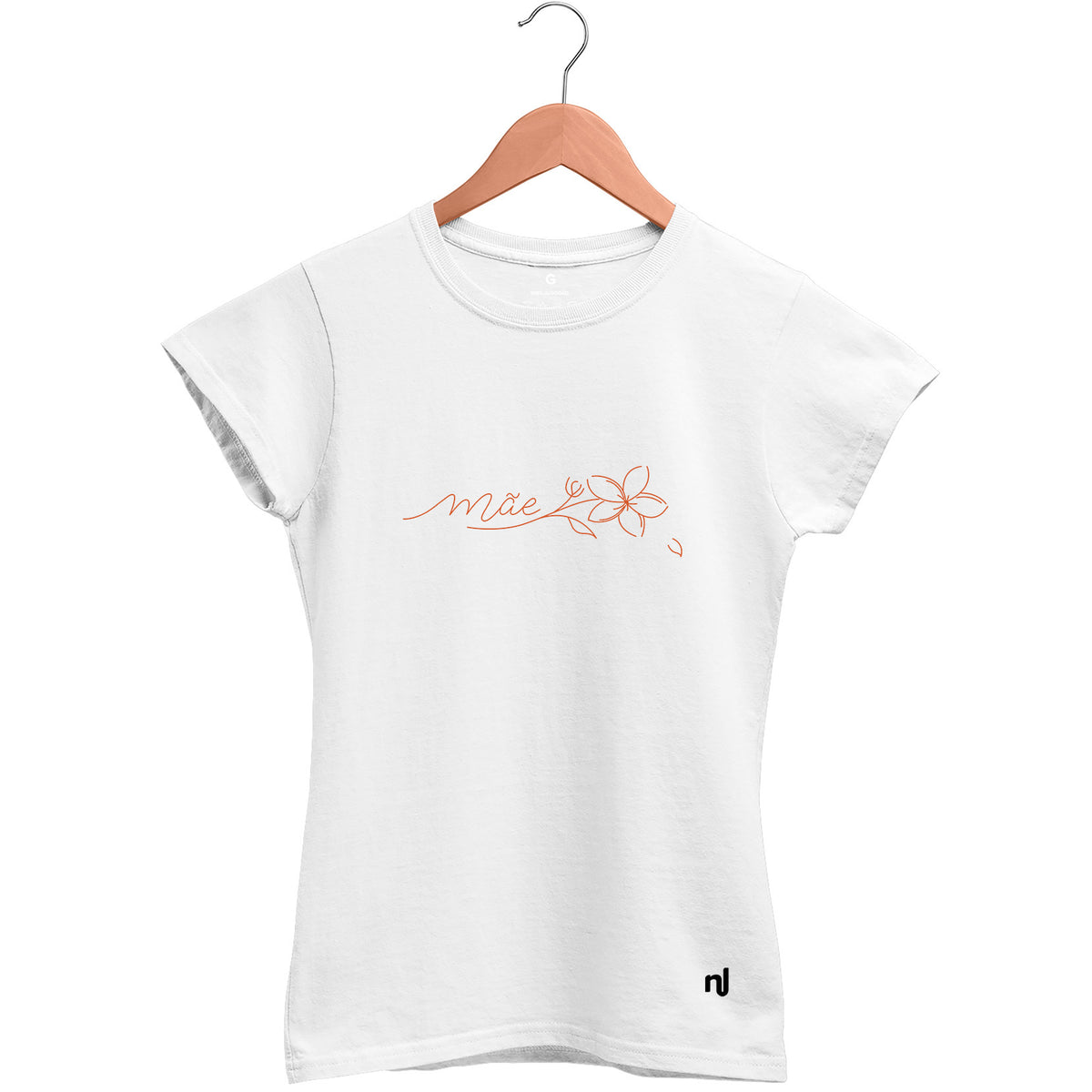 Camiseta Feminina Babylook Mãe Flor