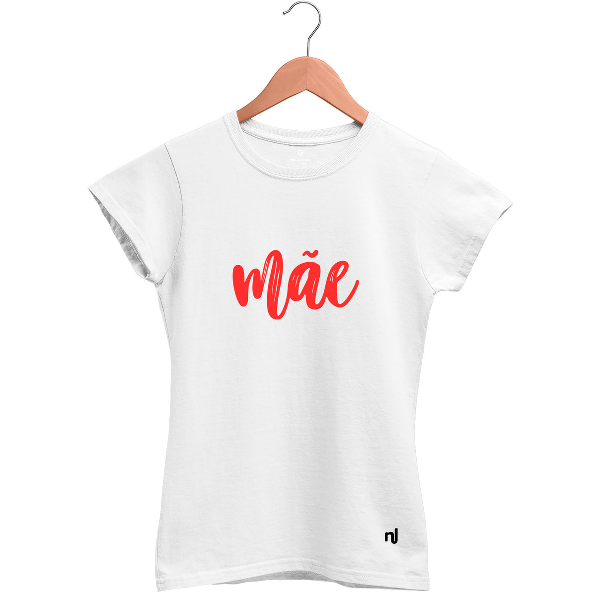 Camiseta Feminina Babylook Mãe Lettering