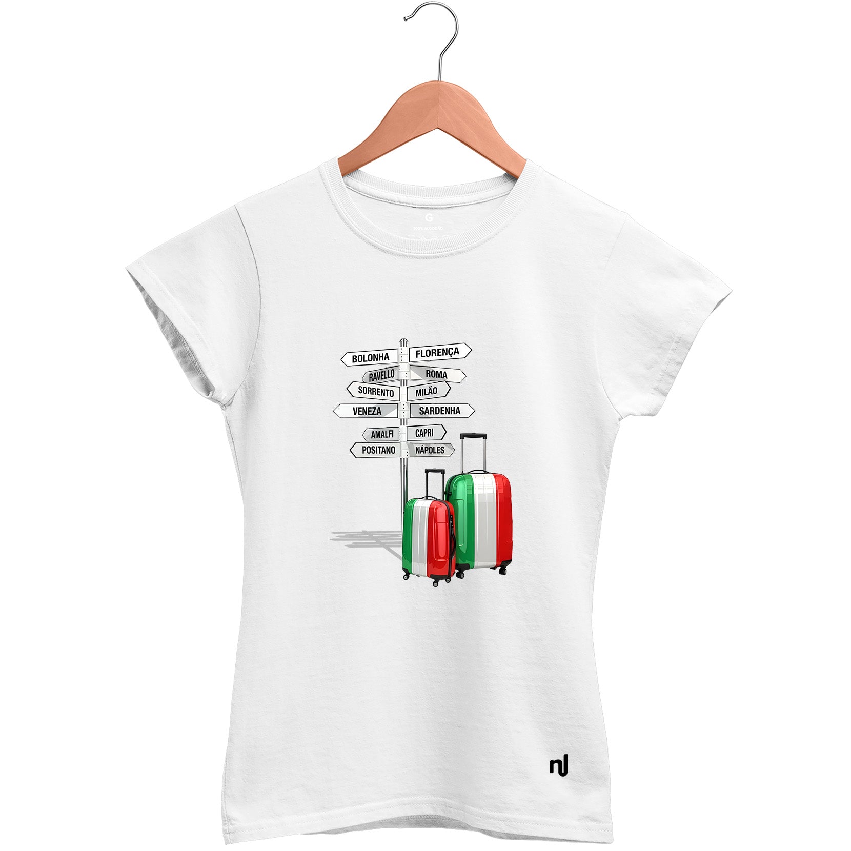 Camiseta Feminina Baby Look Malas