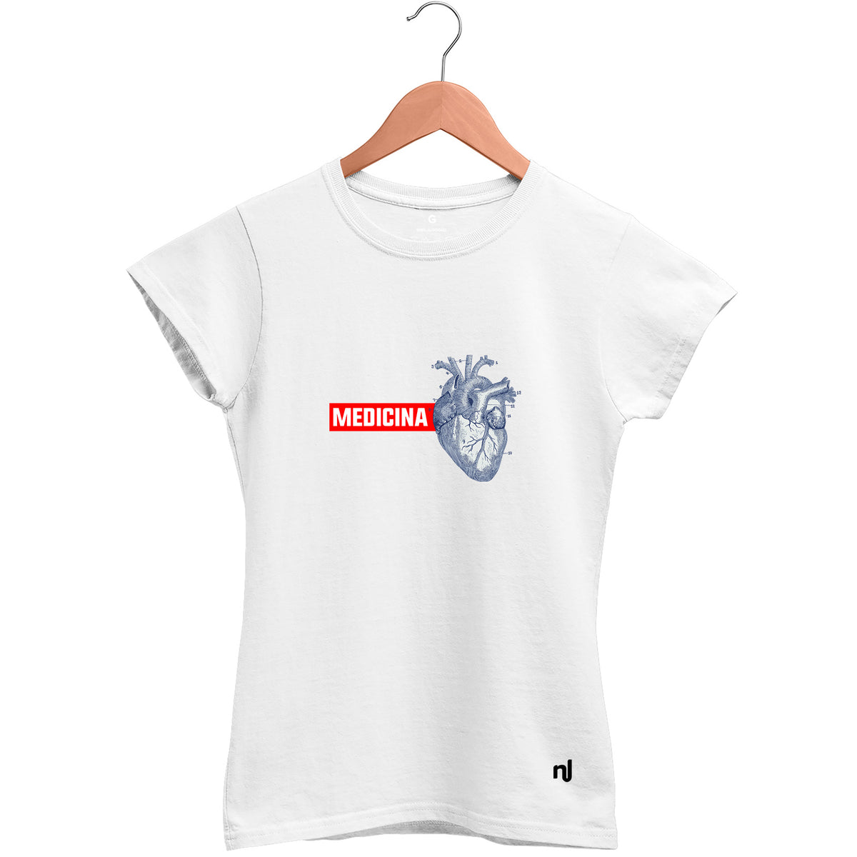 Camiseta Feminina Babylook Medicina