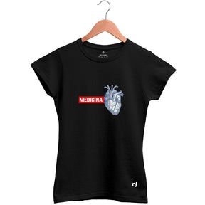 Camiseta Feminina Babylook Medicina