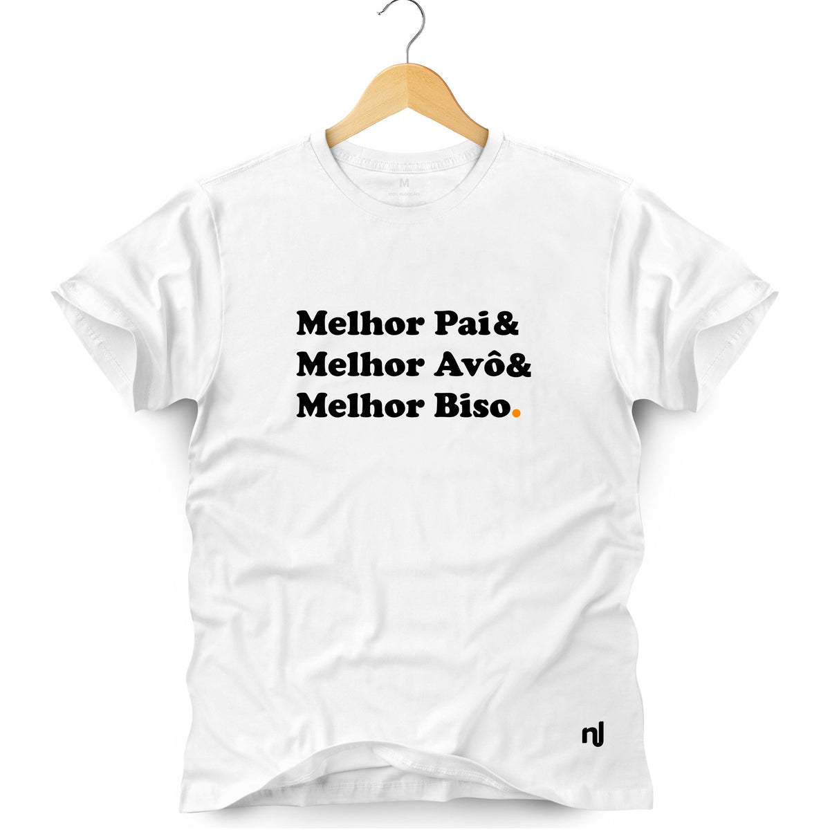 Camiseta Masculina Melhor Pai& Melhor Avô& Melhor Biso