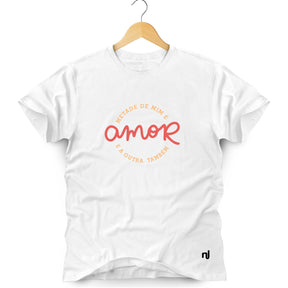 Camiseta Masculina Metade de Mim é Amor